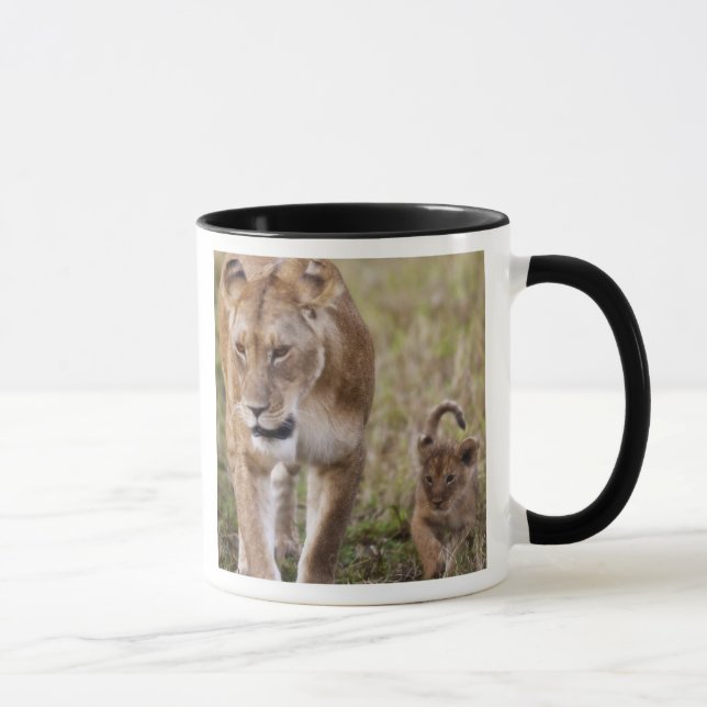 Mug Lionne avec son petit (Droite)
