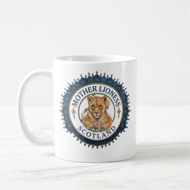 Mug Lionne Mère. Écosse (Gauche)