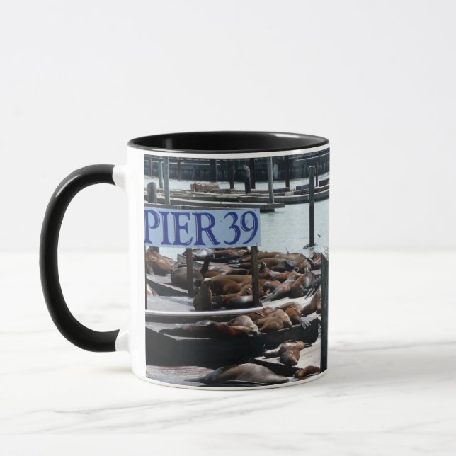 Mug Lions de mer du quai 39 (Gauche)