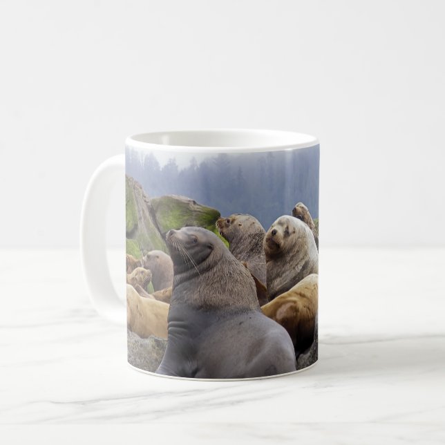 Mug Lions de mer Steller - Muqueuses (Devant gauche)