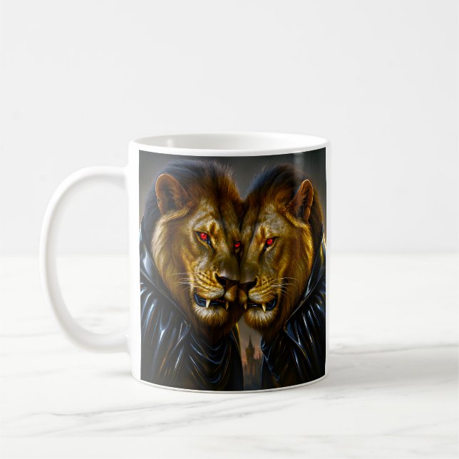 Mug Lions vampires gothiques (Gauche)