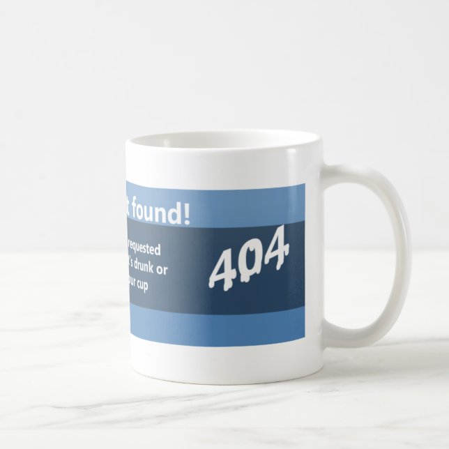 Mug Liquide 404 non trouvés (Droite)