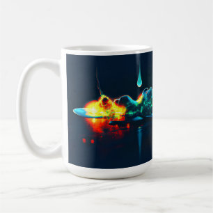 Mug Liquide Luminescent qui Dégouline