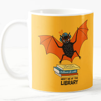 Mug Lire Chauve-Souris | Bibliothécaire fantaisiste av