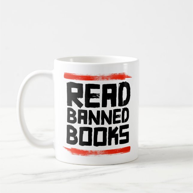 MUG LIRE DES LIVRES INTERDITS (Gauche)