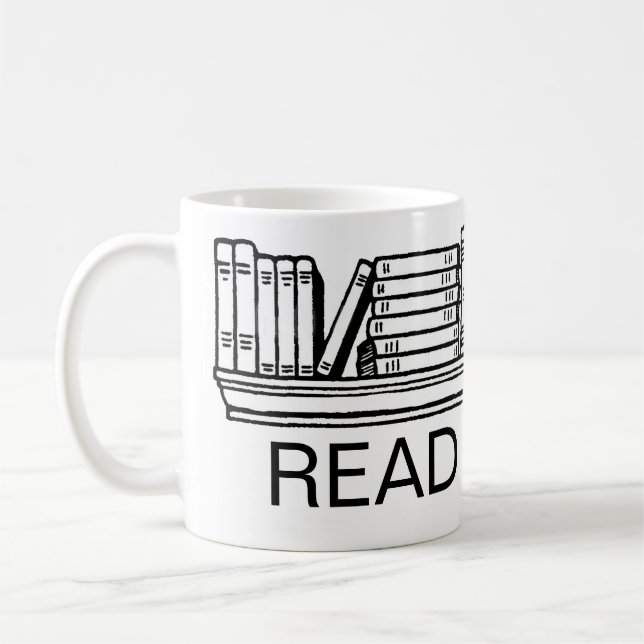 Mug Lire les livres (Gauche)
