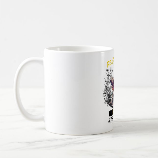 Mug Lire les livres être gentil rester bizarre (Gauche)