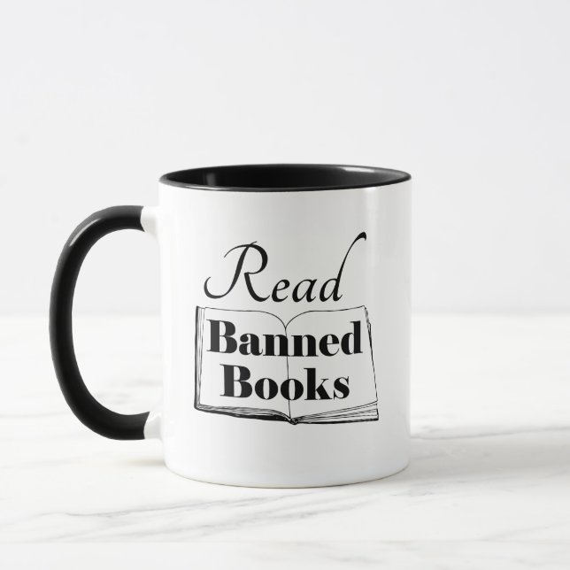 Mug Lire les livres interdits (Gauche)