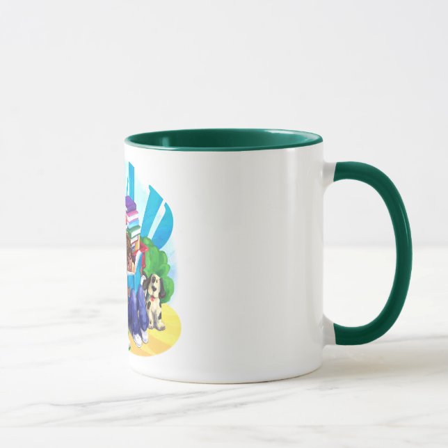 Mug LIRE Livre Wagon Art (Droite)