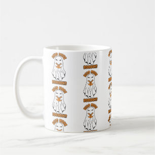 Mug Lire plus Livres Halloween Ghost Orange