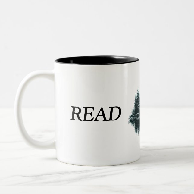 Mug Lire pour s'évader - Montagnes (Gauche)