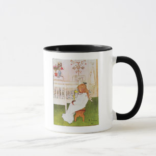 Mug Lisbeth avec une tulipe jaune