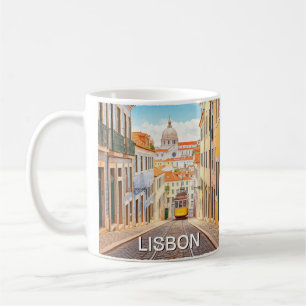 Mug Lisbonne Portugal Panthéon Alfama Aquarelle