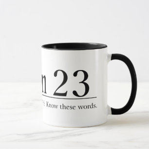 Mug Lisez le psaume 23 de bible