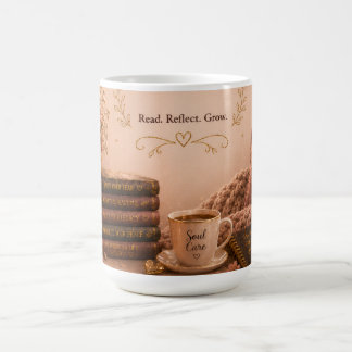 Mug Lisez. Réfléchissez. Grandissez.
