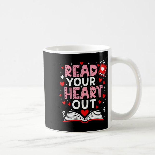 Mug Lisez votre livre de lecture de la Saint-Valentin  (Droite)