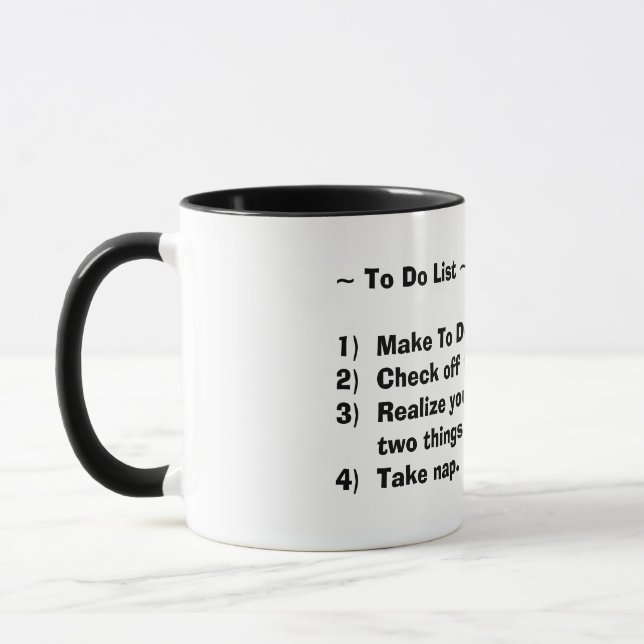 Mug Liste de choses à faire (Gauche)