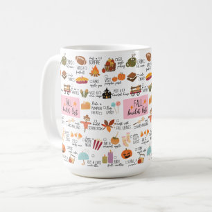 Mug Liste de choses à faire à l'automne