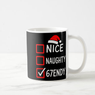 Mug Liste de contrôle de Noël 67endy – 6 7 Gentil Méch