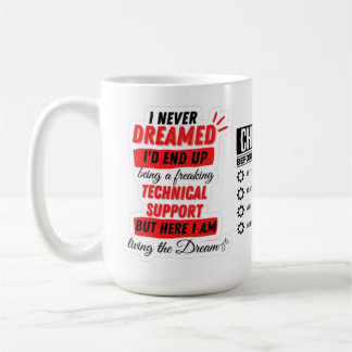 Mug Liste de contrôle du support technique technique d