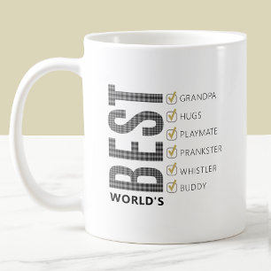 Mug Liste de contrôle personnalisable du meilleur gran
