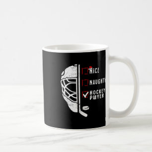 Mug Liste de joueurs de hockey méchants gentils Noël P