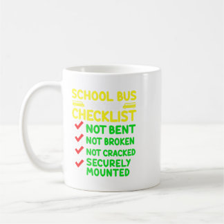 Mug Liste De Vérification Avant Le Voyage Conducteur D