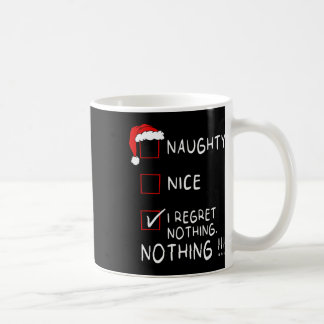 Mug Liste des gentils vilains Je ne regrette rien Xmas