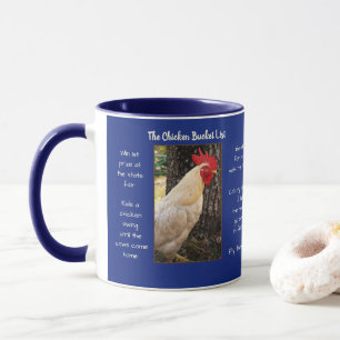 Mug Liste des seaux de poulet en boîte