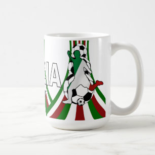 Mug L'Italie Italie, le football du football de