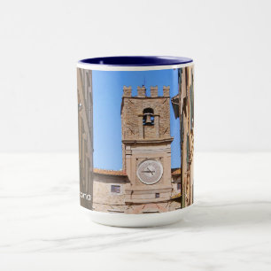 Mug L'Italie Toscane Cortona. Hôtel de ville