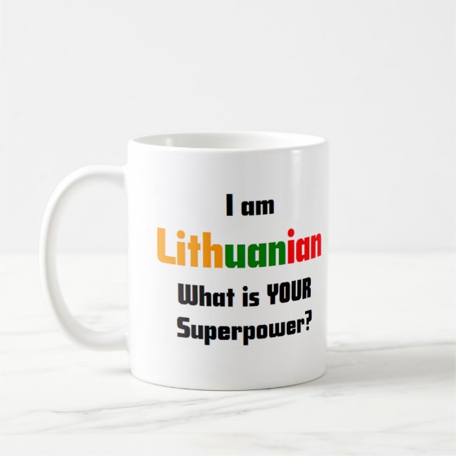 Mug lithuanian (Gauche)