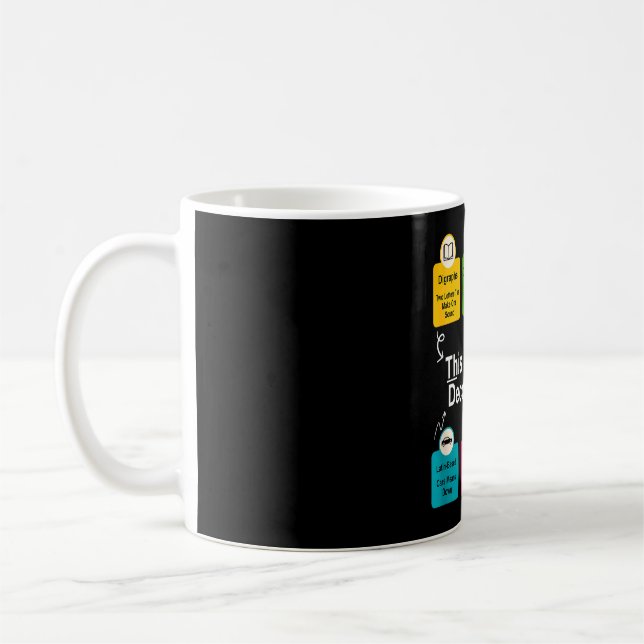 Mug Littératie structurée cette chemise est décodable (Gauche)