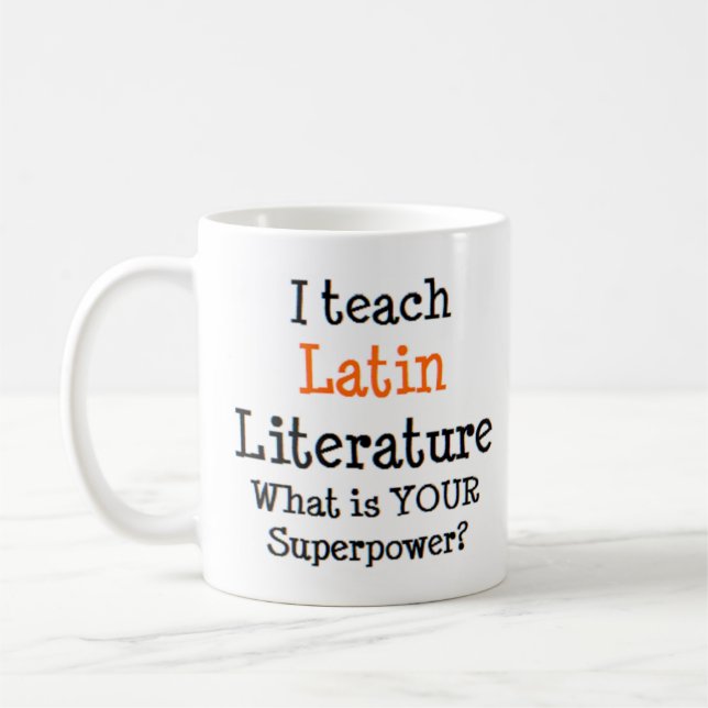 Mug littérature latine latin (Gauche)