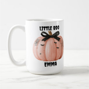 Mug Little Boo Personnalisé Citrouille Halloween