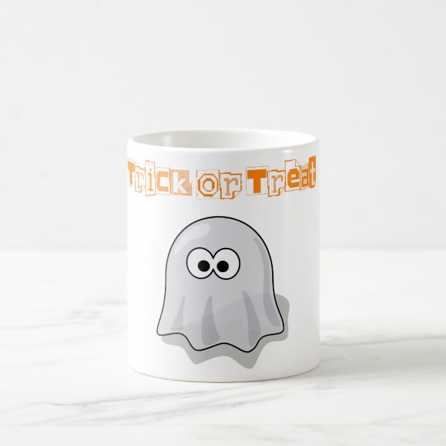 Mug Little GHOST à Halloween, Trick ou Treat? (Centre)