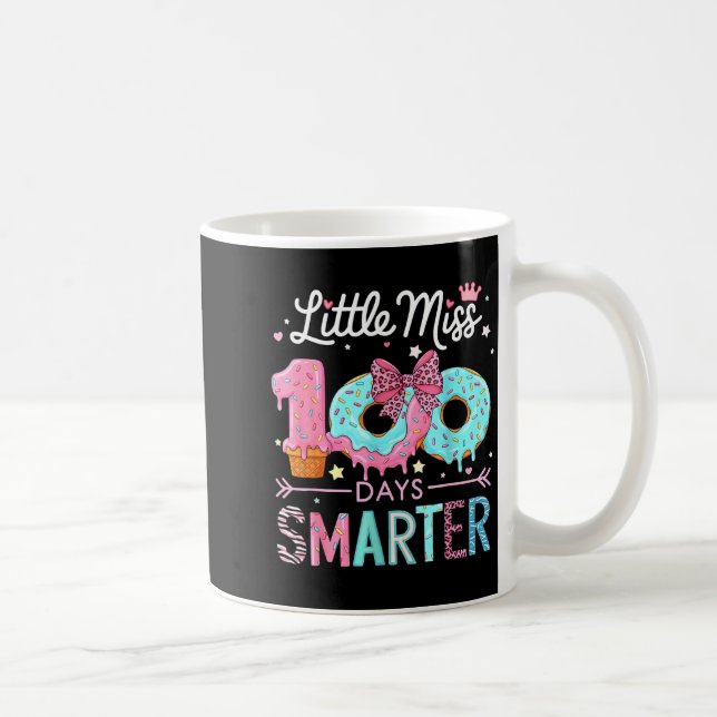 Mug Little Miss 100 Days Smarter Kids Girls 100th Day  (Droite)