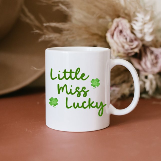 Mug Little Miss Lucky St Patrick's Day Green Coffee Mu (Créateur téléchargé)