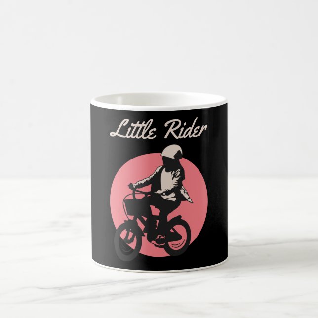 Mug Little Rider - Retro Biker Design (Centre)