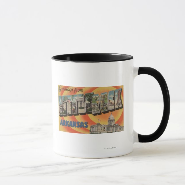 Mug Little Rock, Arkansas - Scènes de grandes lettres (Droite)