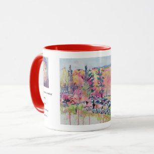 Mug Little Roundtop Redbuds Peinture / Larry Lerew