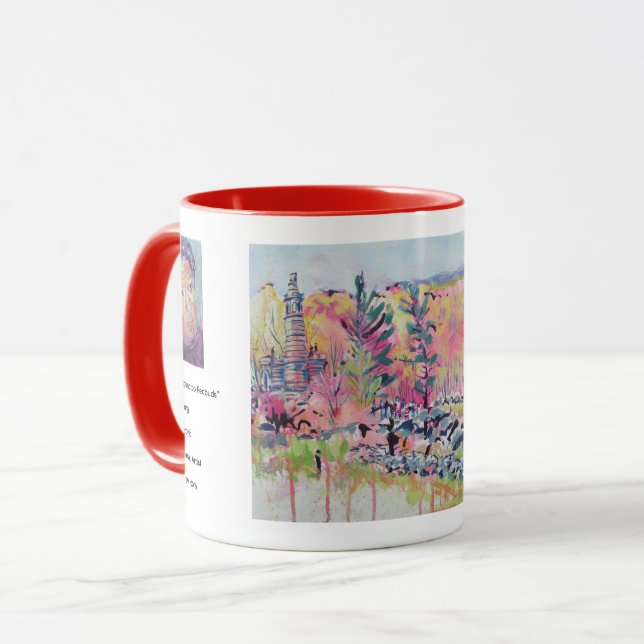 Mug Little Roundtop Redbuds Peinture / Larry Lerew (Devant gauche)
