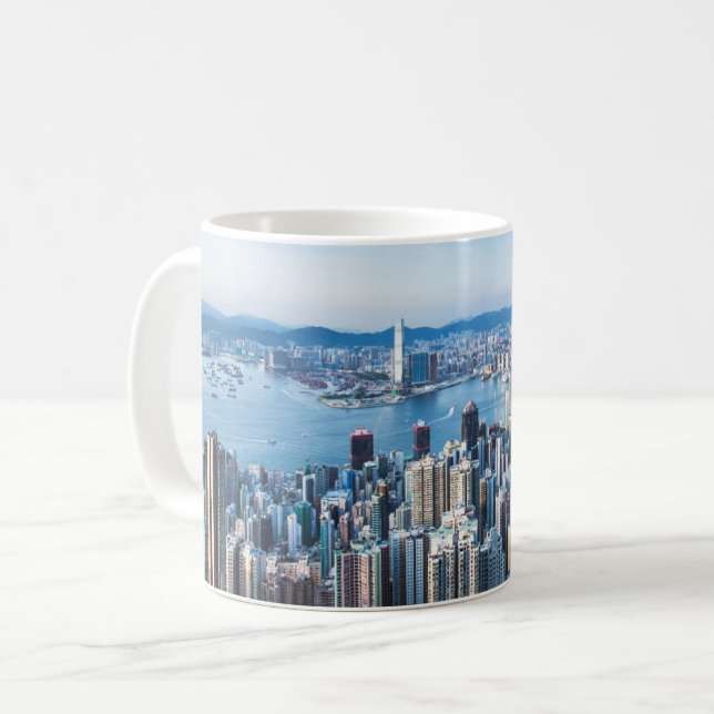 Mug Littoral | Tsim Sha Tsu, île de Hong Kong, Asie (Devant gauche)