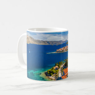 Mug Littoral   Ville de Korcula, île de Korcula, Croat