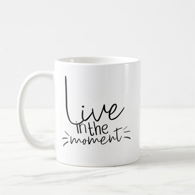 Mug Live In The Moment Citation (Gauche)