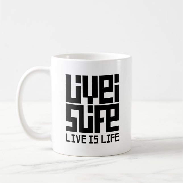 Mug Live is life (Gauche)