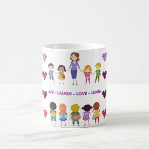 Mug Live ~ Laugh ~ Amour ~ Apprendre Enseignant de l'é