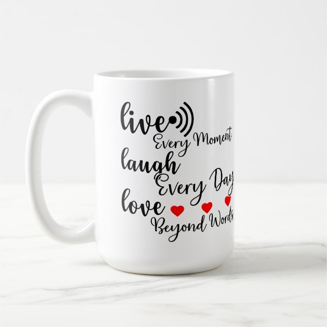 MUG LIVE LAUGH LOVE  (Gauche)