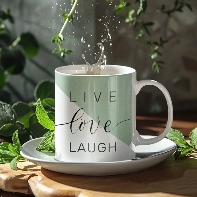 Mug Live Love Lauder Motivation Positive Citation (Créateur téléchargé)