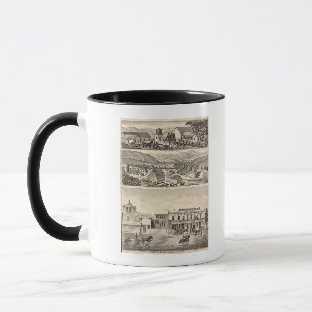 Mug Livermore, résidences de Bardellini, fermes, hôtel (Gauche)